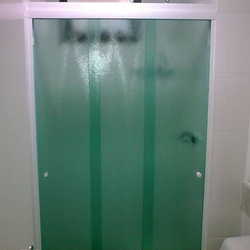 box de vidro redondo