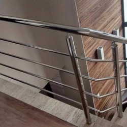 corrimão de aço inox