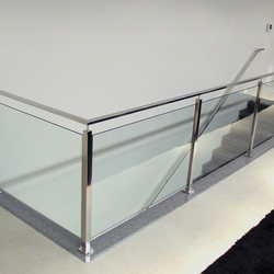 corrimão de inox
