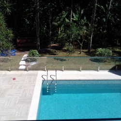 corrimão de inox para piscina