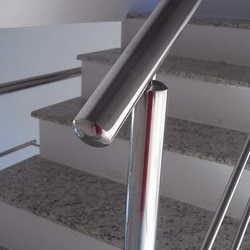 corrimão em aço inox