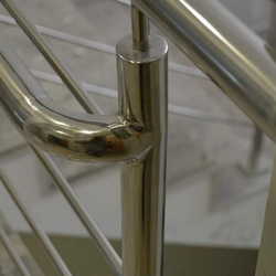 corrimão em inox