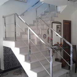 Corrimão inox quadrado