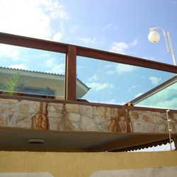 guarda corpo de madeira
