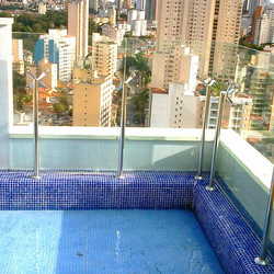 guarda corpo piscina