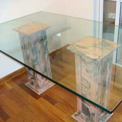 tampo de mesa de vidro
