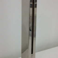 Torre de inox para guarda corpo