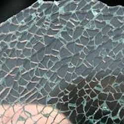 vidro temperado quebrado