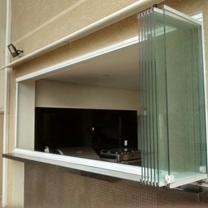 Telhado de vidro para varanda